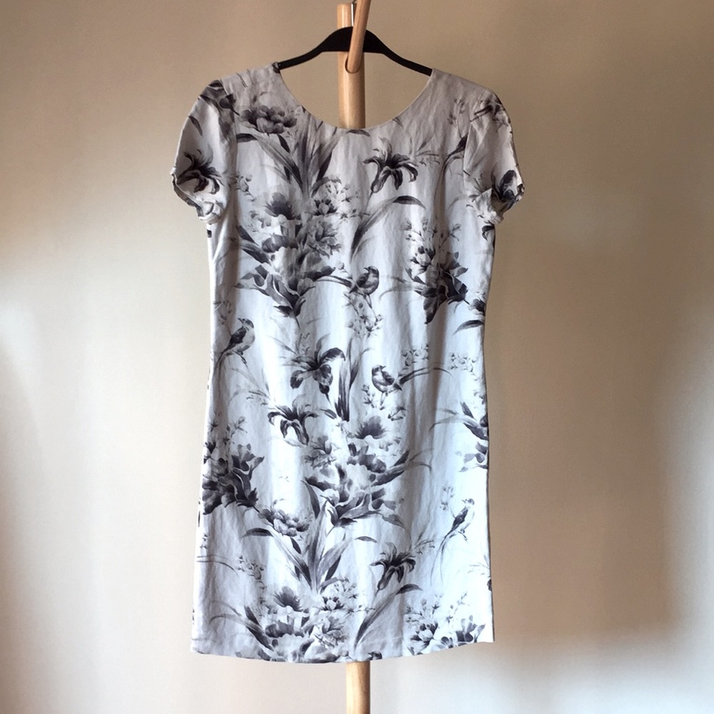 Floral Linen Dress